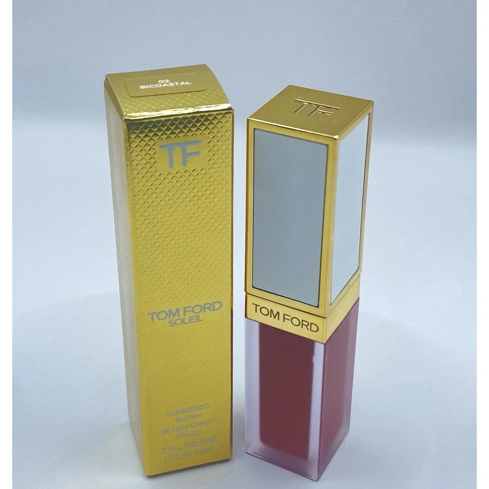 Tom Ford Soleil Sunkissed Liquid Cream Blush 02 Bicoastal .2 FL OZ/6 ML NIB